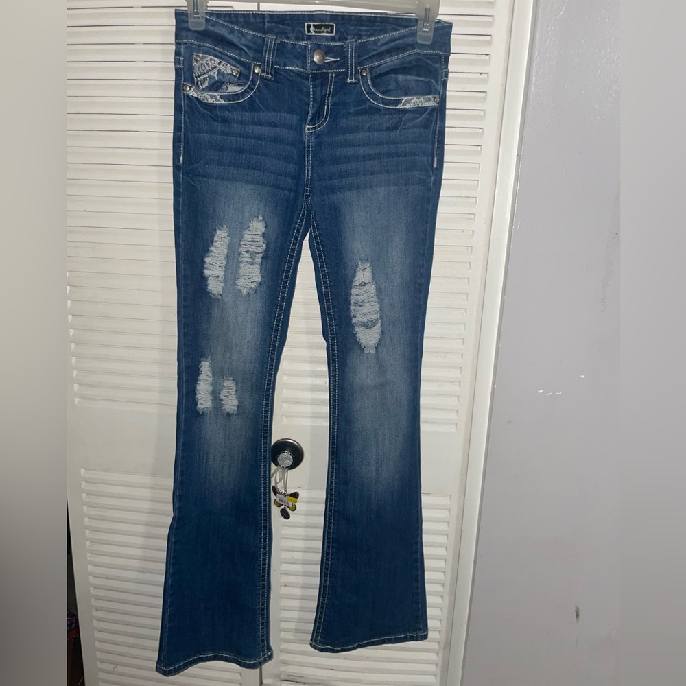 Soundgirl Bootcut Jean’s Size 7 Junior’s Blue